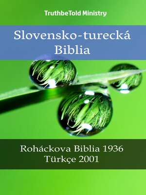 cover image of Slovensko-turecká Biblia